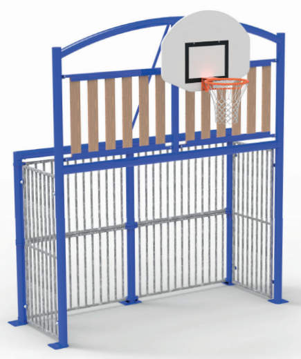 BUT MULTISPORTS CLASSIC WOOD 3 x 2 m - SCELLEMENT PLATINES-1