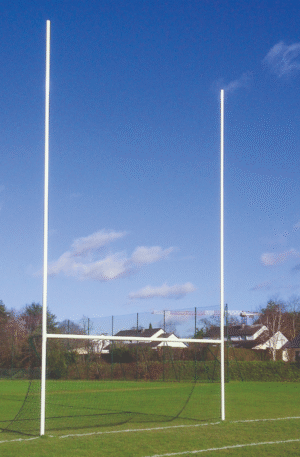 BUTS FOOTBALL GAÉLIQUE AVEC MONTANTS RENFORCÉS - ALUMINIUM PLASTIFIÉ - À SCELLER-1