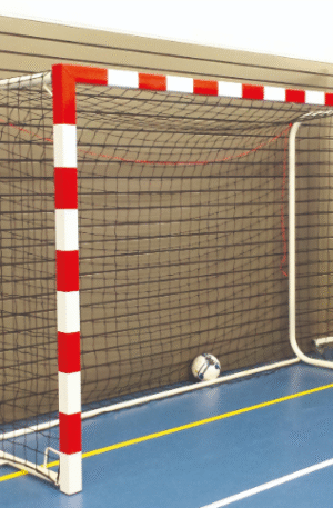 BUTS HANDBALL COMPÉTITION ARCEAUX Ø 50 mm - ACIER G+P - BICOUELUR - MOBILES-1