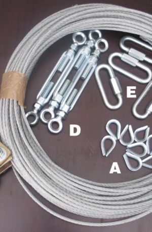 POULIE ORIENTABLE BASKETBALL CHARPENTE Nº 2-1