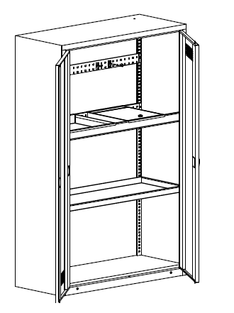 ARMOIRE DE RANGEMENT 199 X 120 X 50 CM-2
