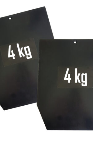 Plaque acier 4 kg pour gilet PRO - la paire -1