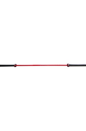 Barre olympique homme 220 cm rouge-1