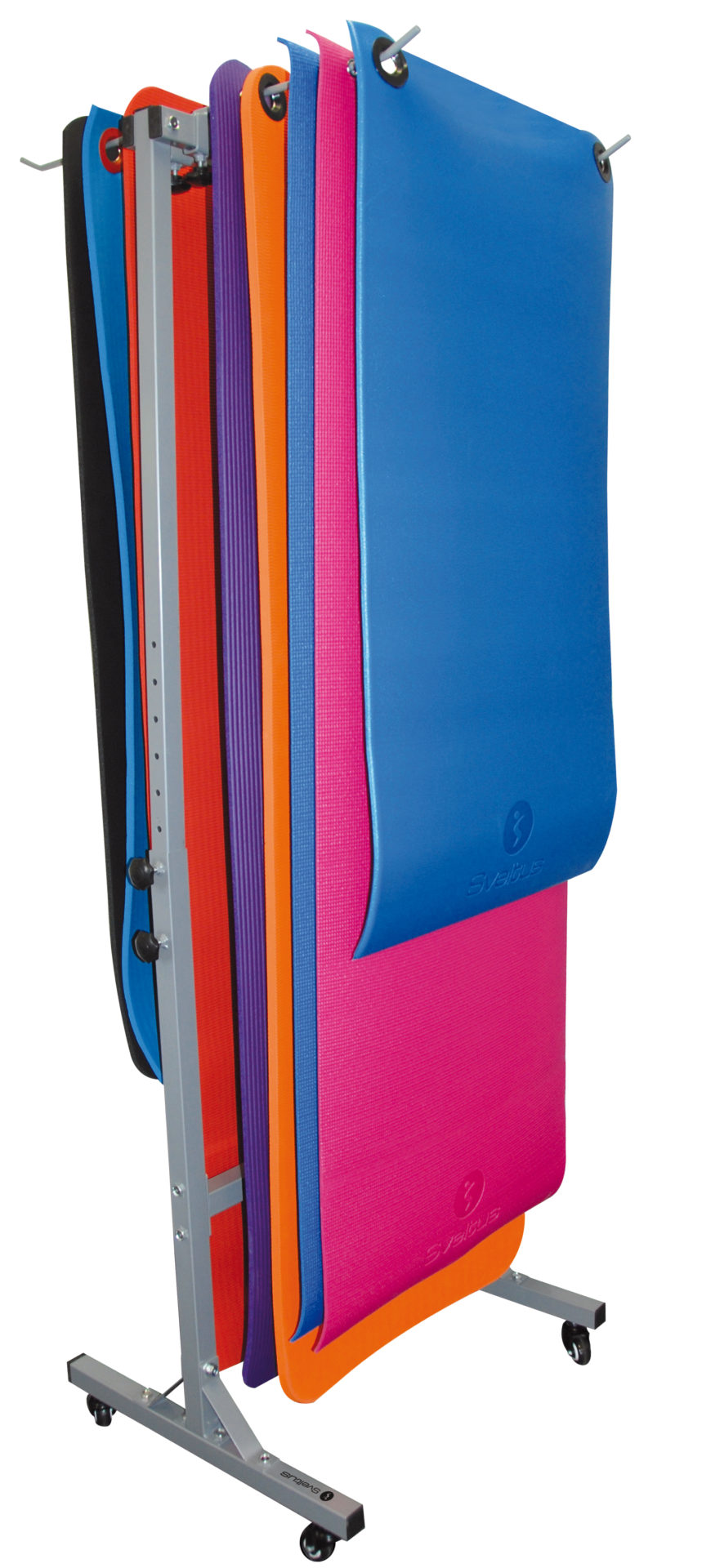 Porte nattes réglable sur roulettes -1