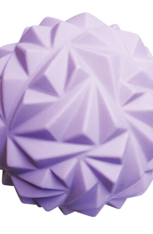 Balle de massage mauve 9 cm-1