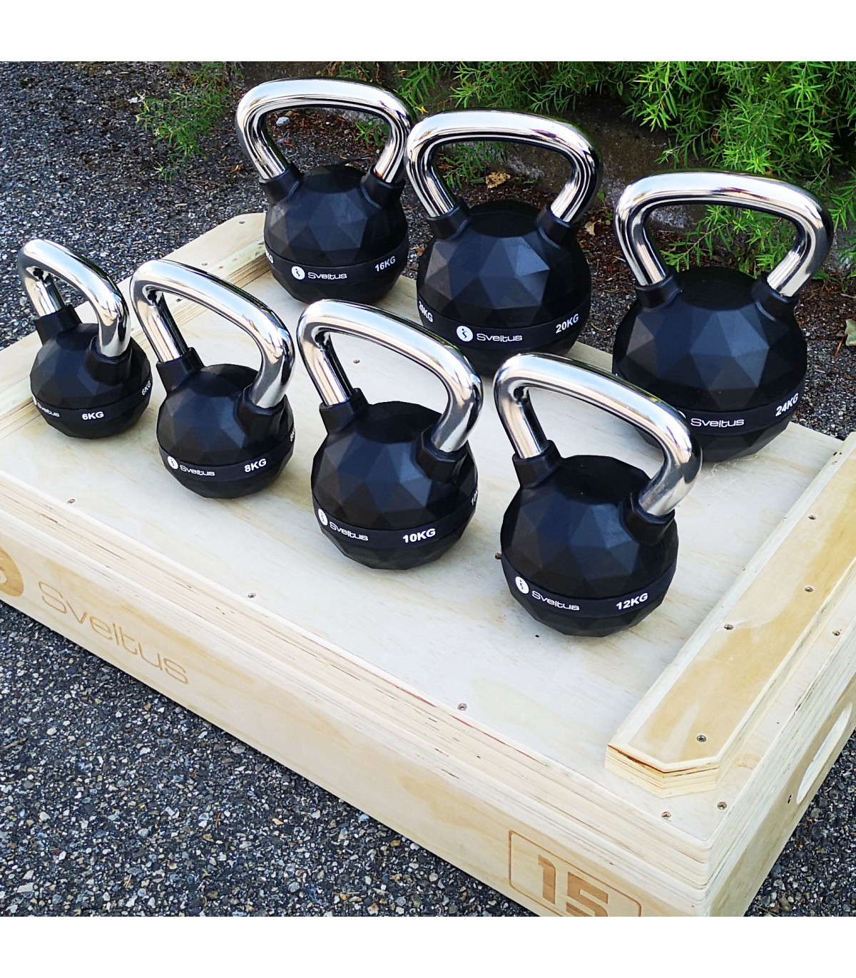 Kettlebell diamant - 6 à 24 kg-7