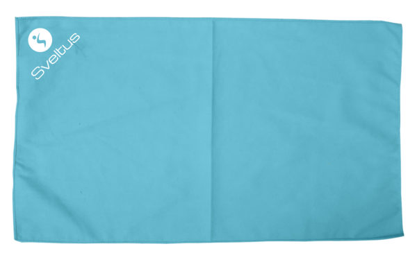 Serviette microfibre turquoise - lot de 10-1