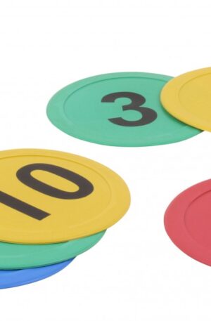 Marquages au sol ronds avec chiffres de 1 à 10-1