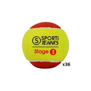Sachet de 36 balles de tennis - stage 3-1