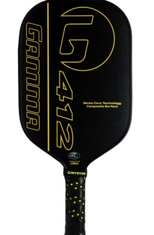 Paddle de Pickleball Gamma 412 jaune/noir-1