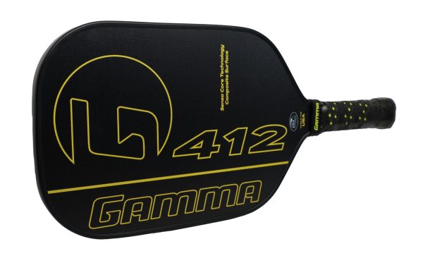 Paddle de Pickleball Gamma 412 jaune/noir-2
