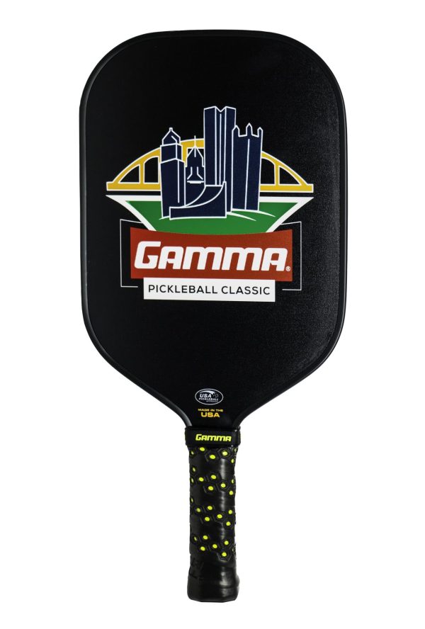 Paddle de Pickleball Gamma 412 jaune/noir-3