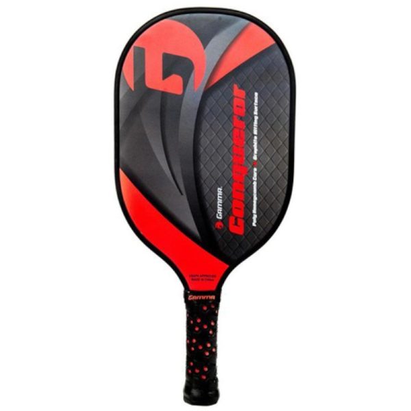 Paddle de Pickleball Gamma Conqueror Noir/Rouge-1