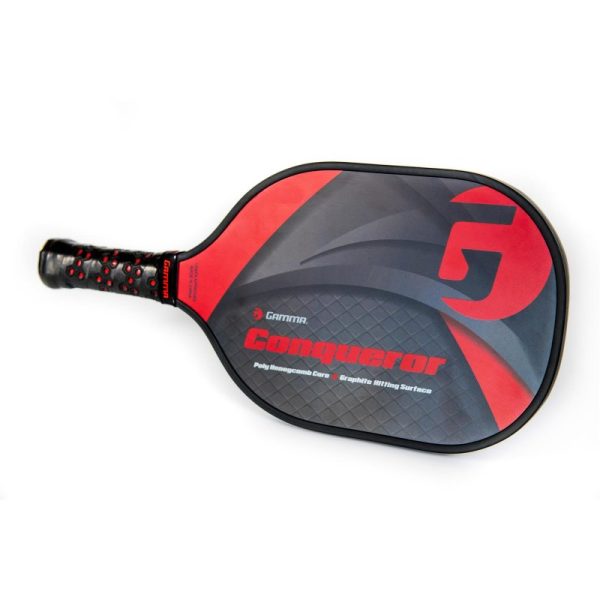 Paddle de Pickleball Gamma Conqueror Noir/Rouge-2