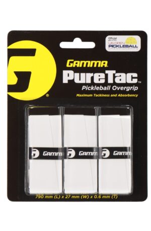 Surgrip de Pickleball Gamma - PureTac Blanc-1