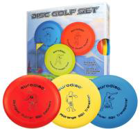 Set de Discgolf eurodisc® rouge, jaune, bleu-1