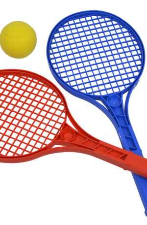 Lot de 2 raquettes mini-tennis + 2 balles-1