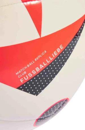 Ballon de Football EURO 2024 Adidas blanc/rouge/noir Gr. 5-1