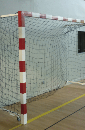 But de hand compétition alu rabattable au mur 0.90 à 1.40m (La paire)-1