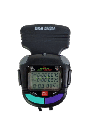 Chronomètre DTM60SEL 60 mémoires + lumière avec pince de fixation-1