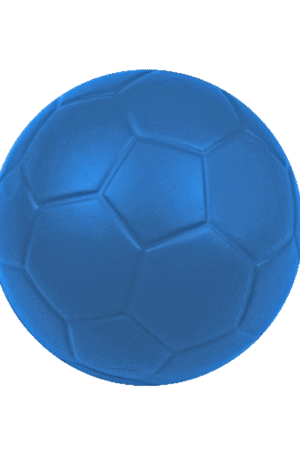 Ballon mousse uni dynamique 15cm-1