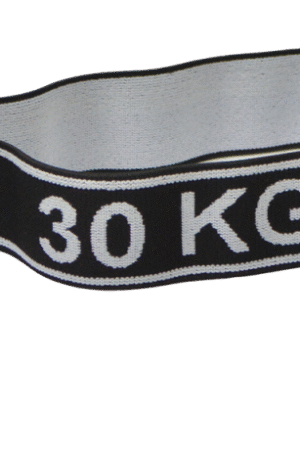 Bande élastique fitness force 30 noir/blanc-1