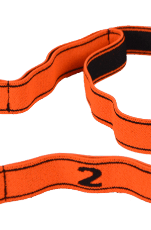 Bande élastique fitness force 7 orange/noir-1