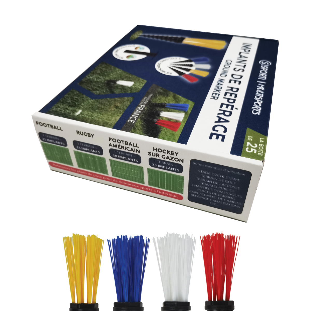 Boîte de 25 implants de repérage + enfonçoir-4