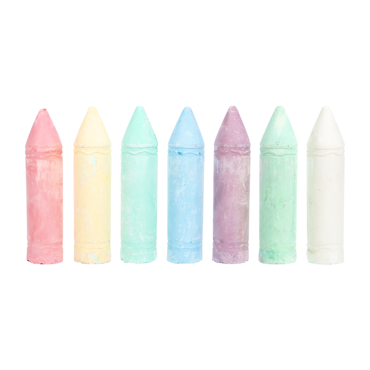 Lot De 4 Craies Géantes ANTÉVIA – Parfaites Pour Tableau Noir Ou Trottoir | 10+ Modèles De Craie | Couleurs : Bleu, Rose, Vert, Jaune (Remix)