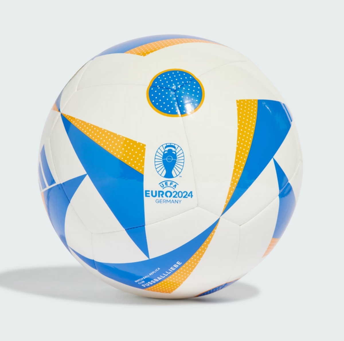 Ballon de Football EURO 2024 Adidas blanc/orange/bleu Gr. 5-4