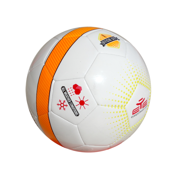 BALLON TUNNEL BLANC/JAUNE FLUO/ORANGE -2