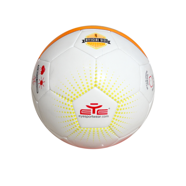 BALLON TUNNEL BLANC/JAUNE FLUO/ORANGE -3