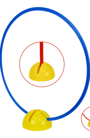 Socle multi-fonctions pour jalons, cerceaux ronds et plats-1