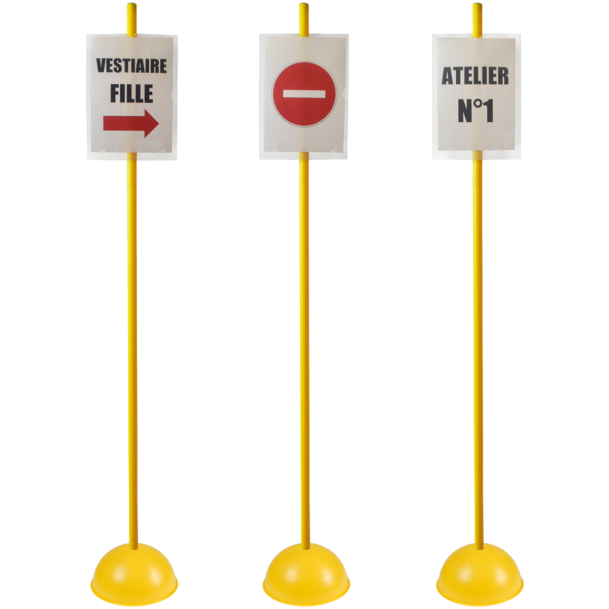 Le kit : 5 supports + 5 jalons + 5 bases-2