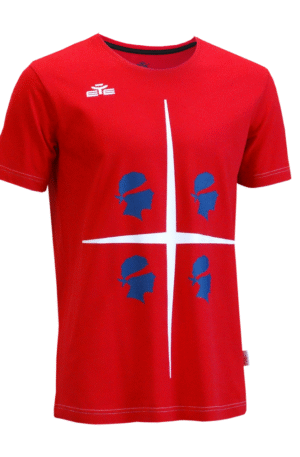 T-SHIRT SCARESCIRINDI ROUGE-1