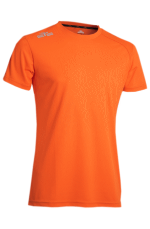 T-SHIRT SGOMMA ORANGE FLUO-1