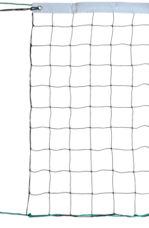 Filet volley entraînement 9.50x1M PE câblé 2mm simple maille 100 - cordeau (l'unité)-1