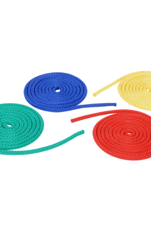 Lot de 4 cordes à sauter initiation nylon 2.50m-1