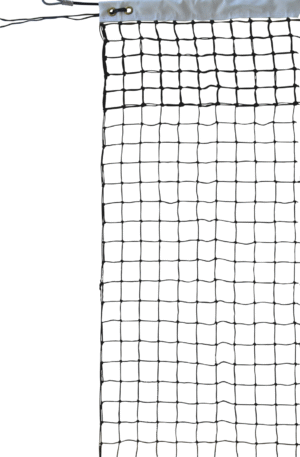 Filet tennis PE câblé 2mm maille 45 - doublé sur 6 rangs (l'unité)-1
