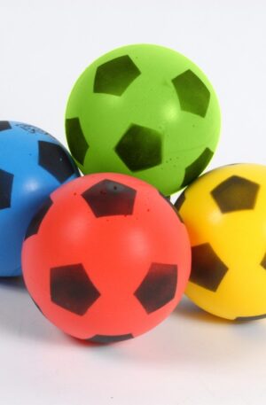 Balle mousse bicolore 20 cm-1