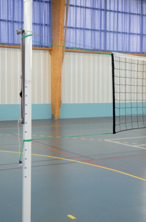 POTEAUX VOLLEY-BALL Ø 90 mm ALUMINIUM RENFORCÉ - AVEC CABESTAN EXTÉRIEUR-1