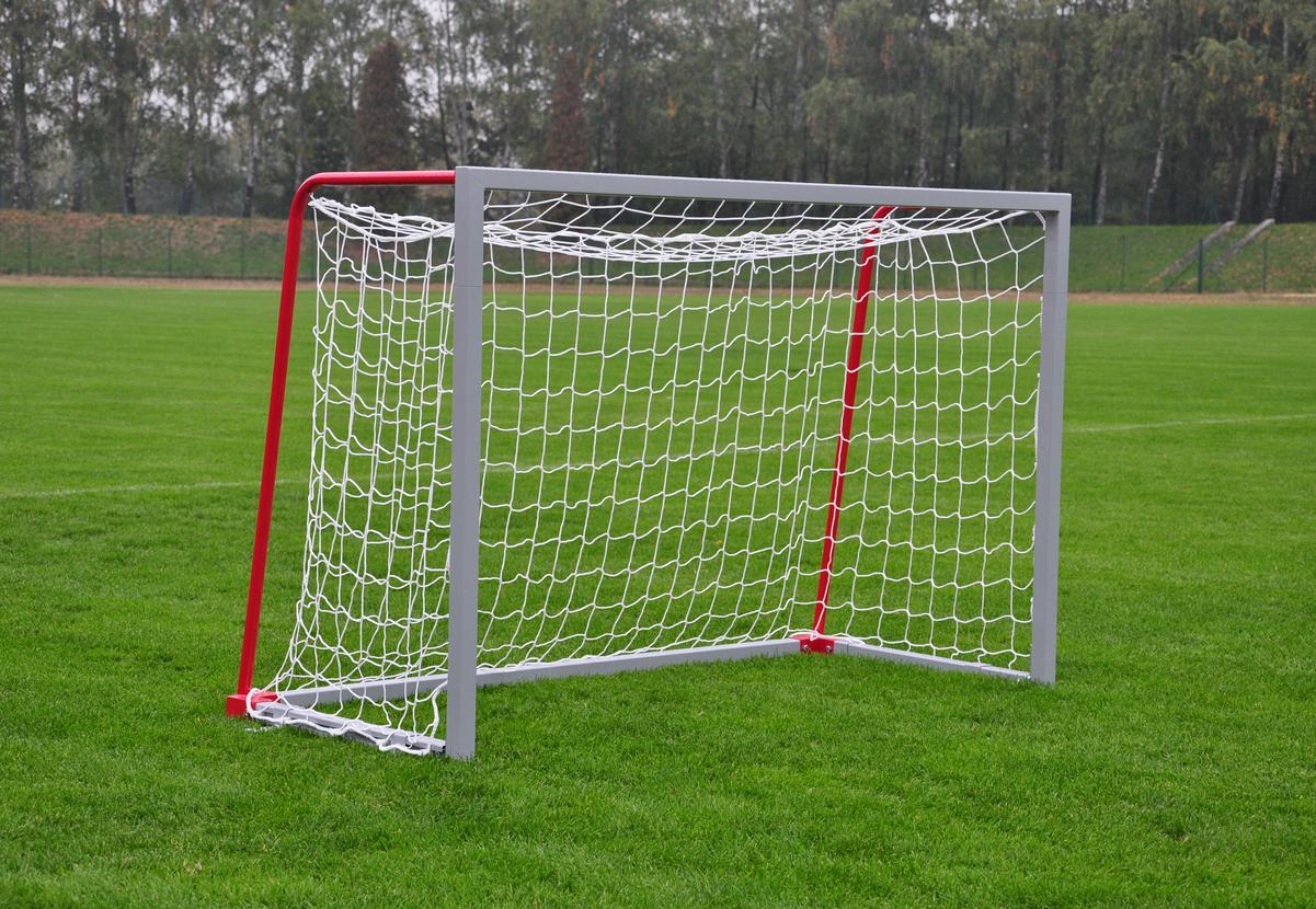 Mini-but de football en aluminium 200 x 140 cm-1