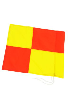 Fanion à damiers diam.40-1