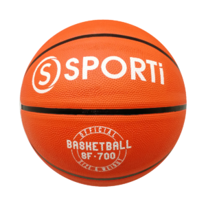 Ballon basket caoutchouc - T.7 (Orange / Orange)-1