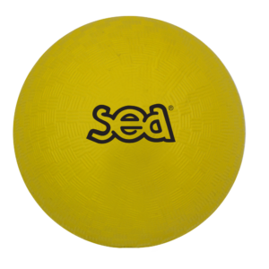 Ballon caoutchouc multiball - Ø13cm (Jaune / Yellow)-1