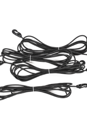 Jeu de 2 sandows noirs 5,50 m - diam 6 mm-1