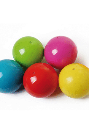 Lot de 5 ballons initiation 18cm-1