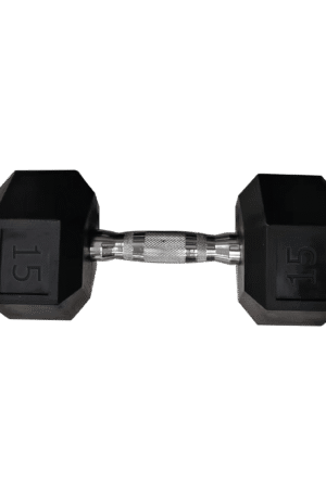 Haltère hexagonale - 15kg (l'unité)-1