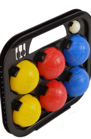 Jeu de 6 boules de pétanque PVC-1
