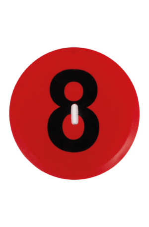 Marquages au sol numérotés de 1 à 10 -1